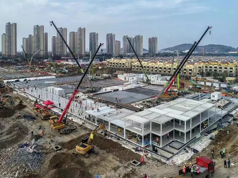 ମଡ୍ୟୁଲାର୍ ଷ୍ଟିଲ୍ ଗଠନ ହସ୍ପିଟାଲ୍ ବିଲଡିଂ |