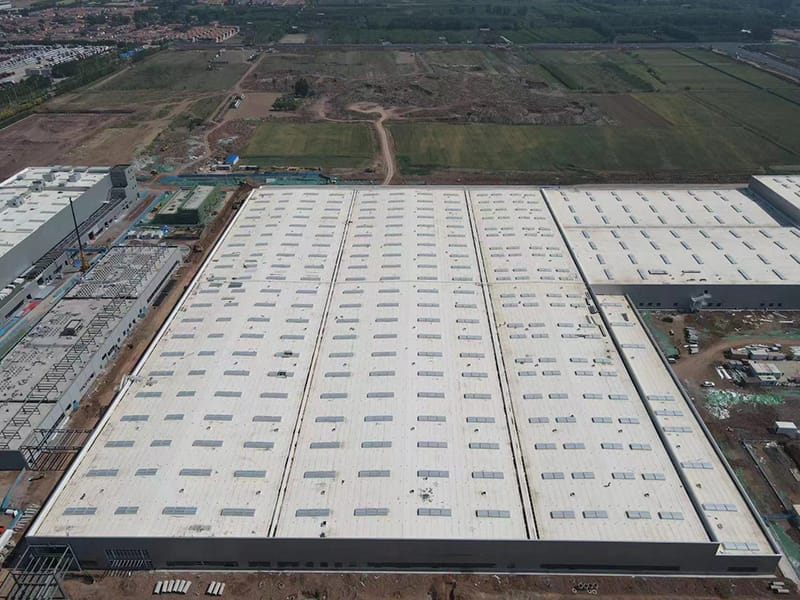 ଇସ୍ପାତ ସଂରଚନା ବିସ୍ତୃତ ଗୋଦାମ |